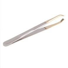 1PCS Make Up Tools Eyebrow Tweezer Stainless Steel Slant Tip Eyes Tweezer Clip For Face Hair Removal gyllene