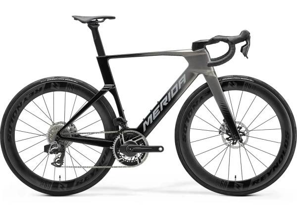 Merida Reacto 10K racercykel carbon slate grey/black/silver - Cykelstørrelse X-Small