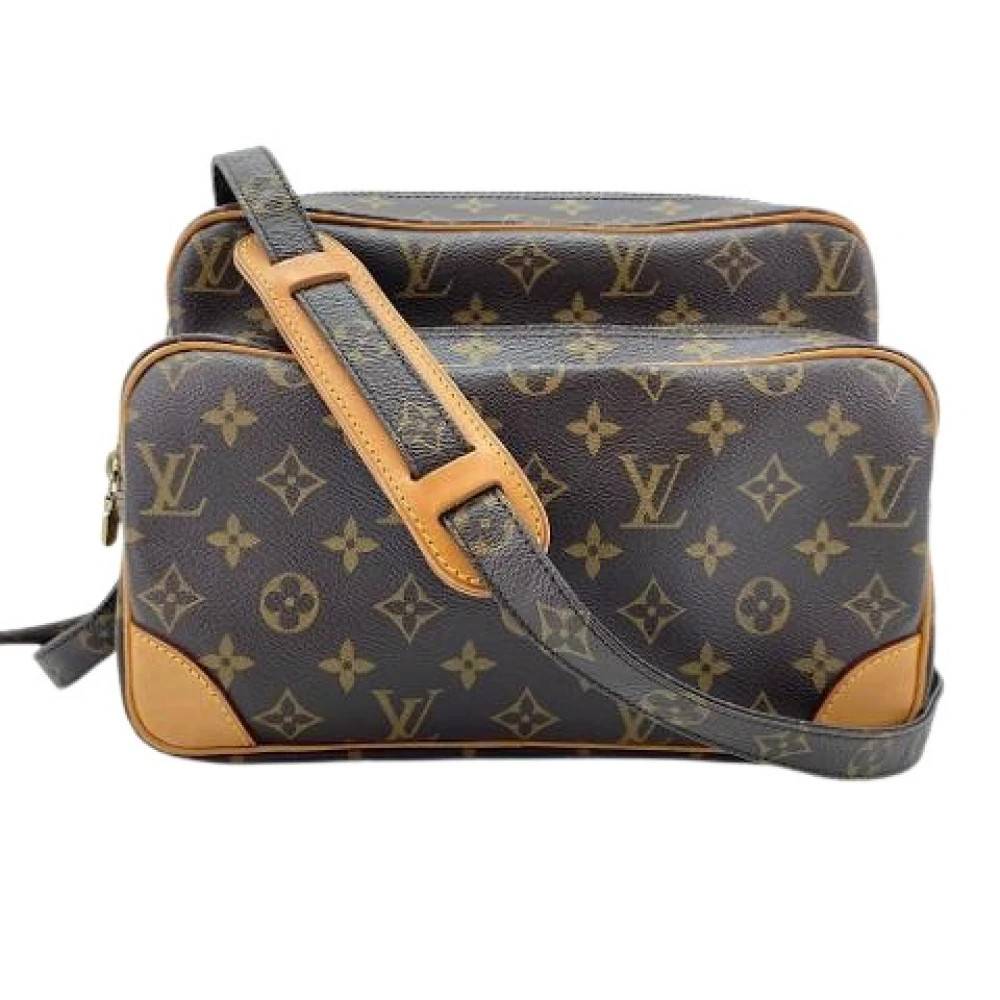 Louis Vuitton Vintage Pre-owned Canvas Skuldertaske - Vintage - Dame - Brun - ONE SIZE - Uld