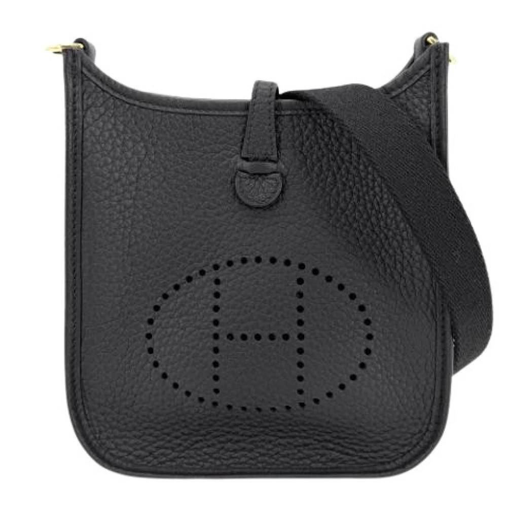 Hermès Vintage Pre-owned Pochette skuldertaske - Vintage - Dame - Sort - ONE SIZE - Uld