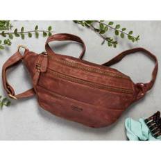 Corium - Washed Bumbag cognac - Leather by Corium