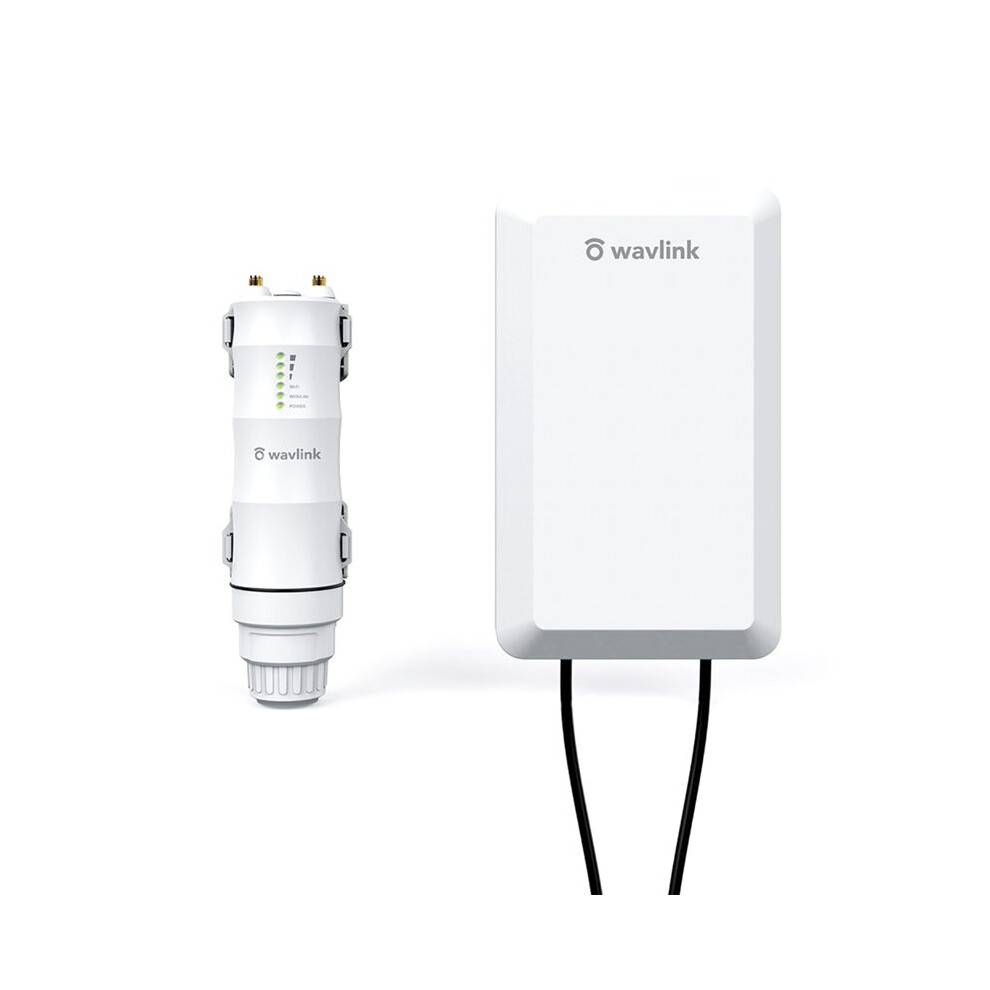 WAVLINK Outdoor Wireless Signal Enhancer AP Base Station POE Signal Booster PoE Powered, Long Range Wi-Fi Extender EU Plug
