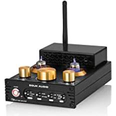 [2022 uppgraderad] HiFi Bluetooth 5.0 rörförstärkare GE5654 ventil rör ljudförstärkare mm Phono Amp för skivspelare 320W APTX-LL