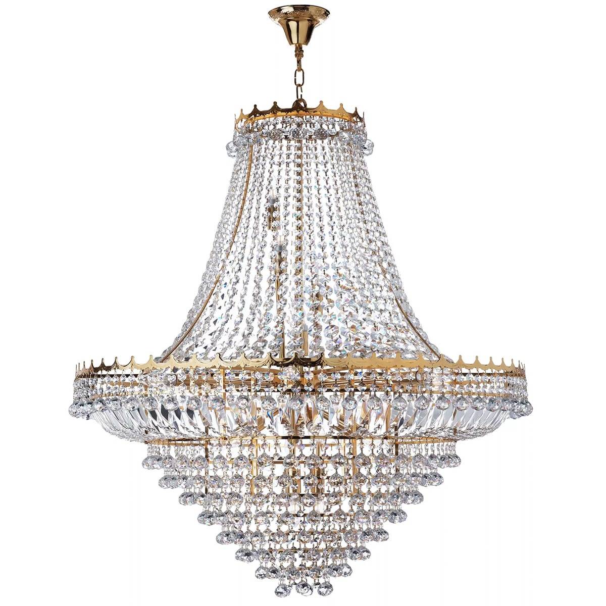 Versailles 19 Kristallkrona Guld