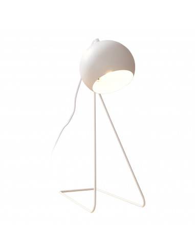 Bordlampe i metal H45 cm 1 x E14 - Hvid