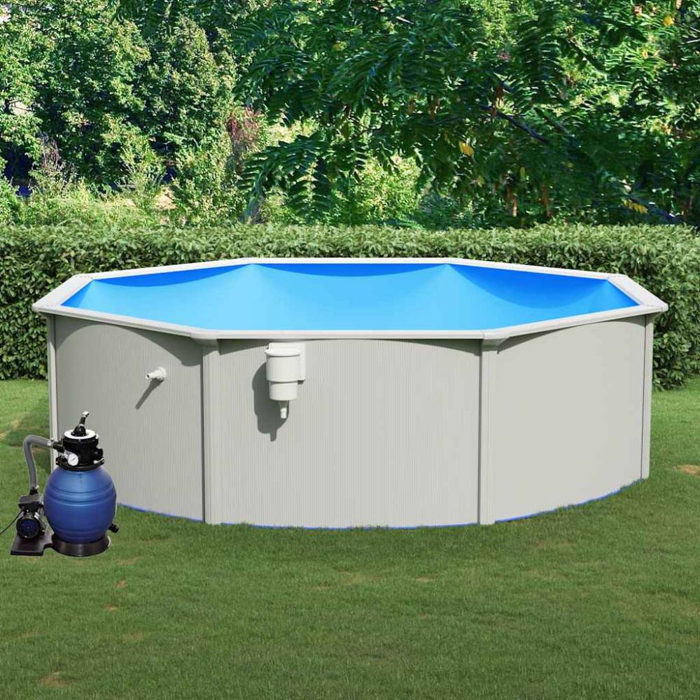 Pool med sandfilterpump 460x120 cm