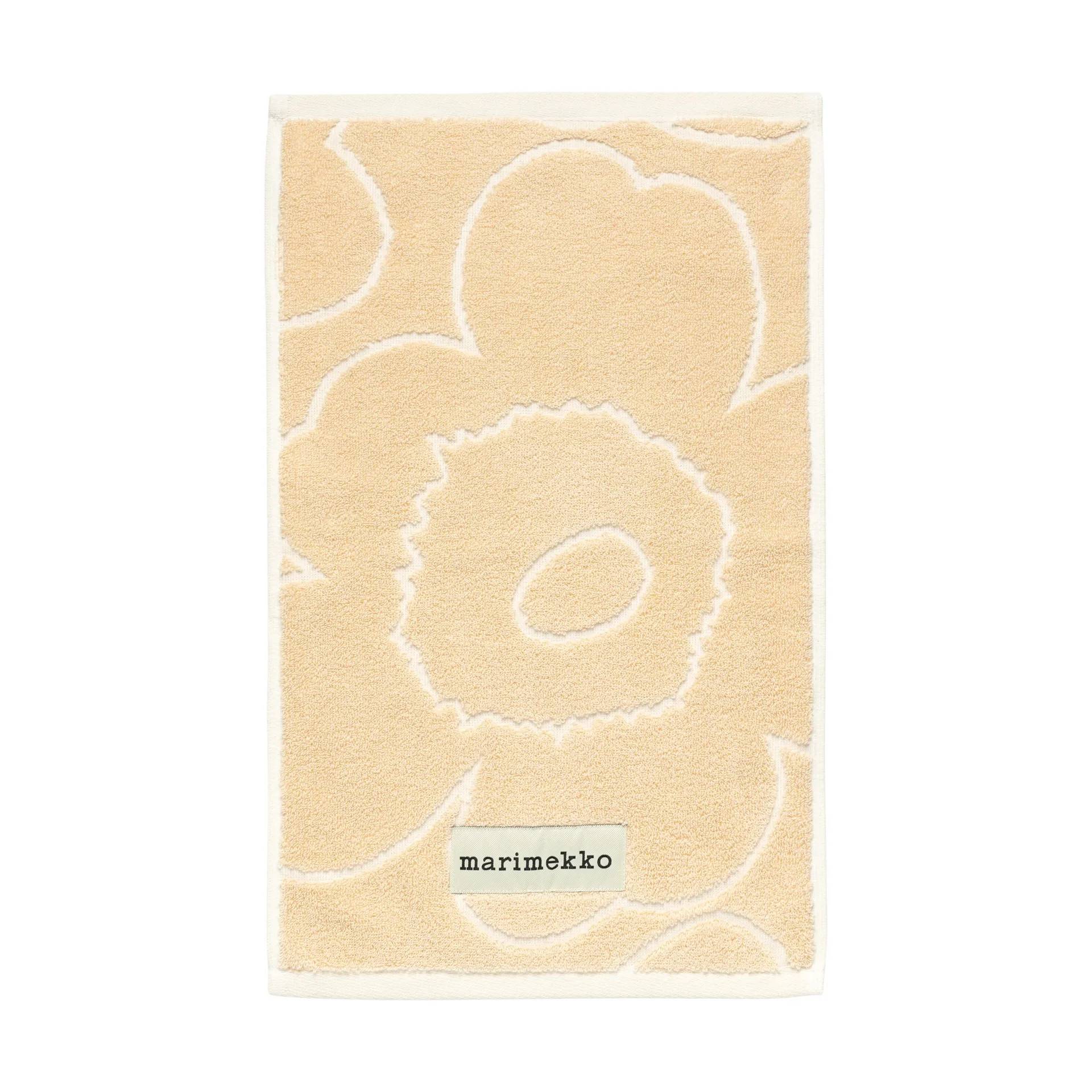 Marimekko Piirto Unikko gästhandduk 30x50 cm Beige