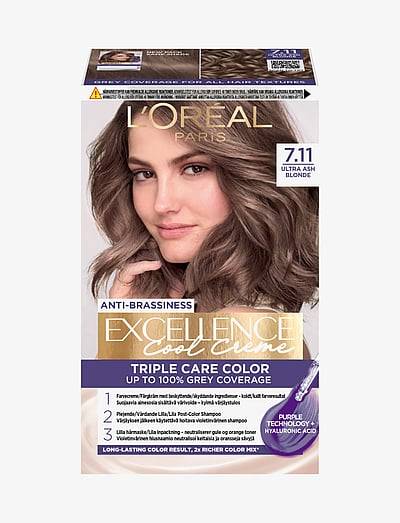 L'Oréal Paris L'Oréal Paris, Excellence Cool Crème, permanent hair color, Up to 100% grey coverage - Hår - 11 ULTRA ASH BLOND / clear
