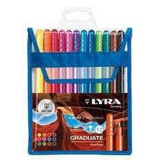 Lyra Graduate Fineliner Tuschpennor, 12 st