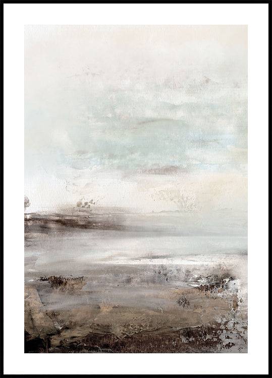 Downtempo 1 (40x50cm) - Plakater > Konstaffischer, Abstrakta Posters, Japandi, BD, LANGFIX