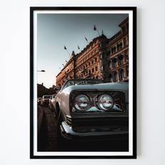 Stockholm Poster: Bil utanför Grand hotell av Daniel Hedquist