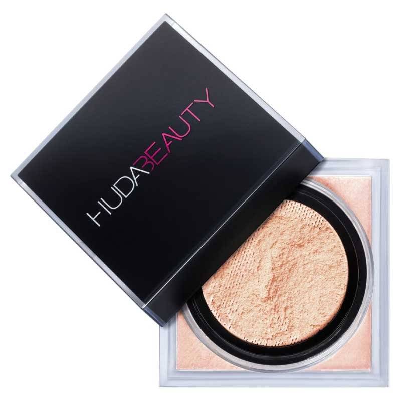 Huda Beauty Easy Bake Fragrance Free Loose Baking and Setting Powder Polvere libera per il viso, inodore Peach Pie