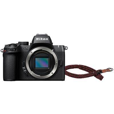 Nikon Z50 II + C-Rope-kamerarem The Traveler 125 cm Røde prikker