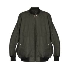 Rick Owens - lång bomberjacka - herr - Elastan/gummi/bomull - 52 - Grå