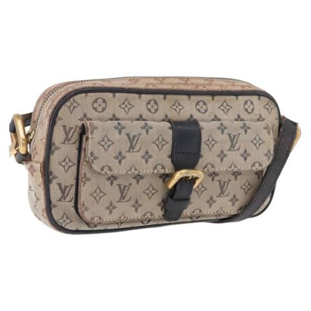 Louis Vuitton Vintage Pre-owned Monogram Mini Canvas Skuldertaske - Vintage - Dame - Blå - ONE SIZE - Uld