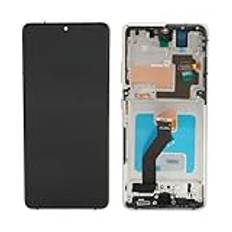 6,8 OLED Original för Galaxy S21 Ultra, LED LCD-skärm Touch Screen Digitizer Assembly S21ultra 5G LCD-skärmbyte med Svart Ram, Testad Före Leverans