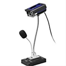 LISAQ USB Webcam 1080P Full HD bärbar dator för Youtube live video LED Vision Nocturne kamera med mikrofon för Skype