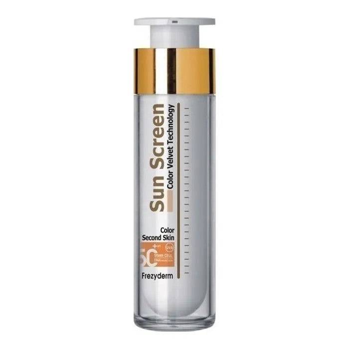 Frezyderm Sun Screen Color Velvet Face Water Resistant Spf50+ 50 ml — Solare viso