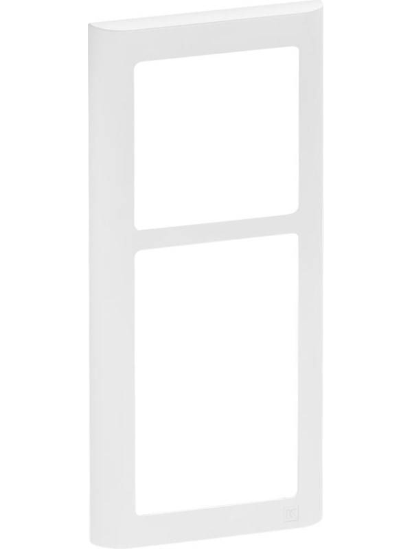 LK FUGA Soft 63 Design ramme 2½ modul, hvid