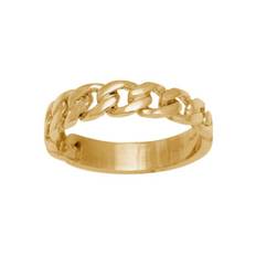 Nordahl Jewellery Panzer ring i forgyldt, 4,6mm