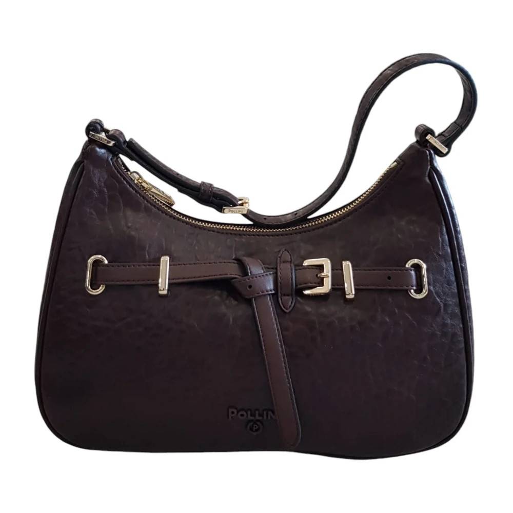 Pollini Skuldertaske - Tasker - Dame - Brun - ONE SIZE - Uld