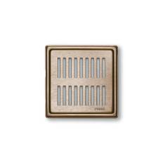Golvsil Purus Square Rib Brons 154x154 mm