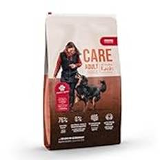 mera Care Adult lax (3 x 1 kg), hundmat för normalt aktiva hundar, med 76% animaliskt protein, utan vete