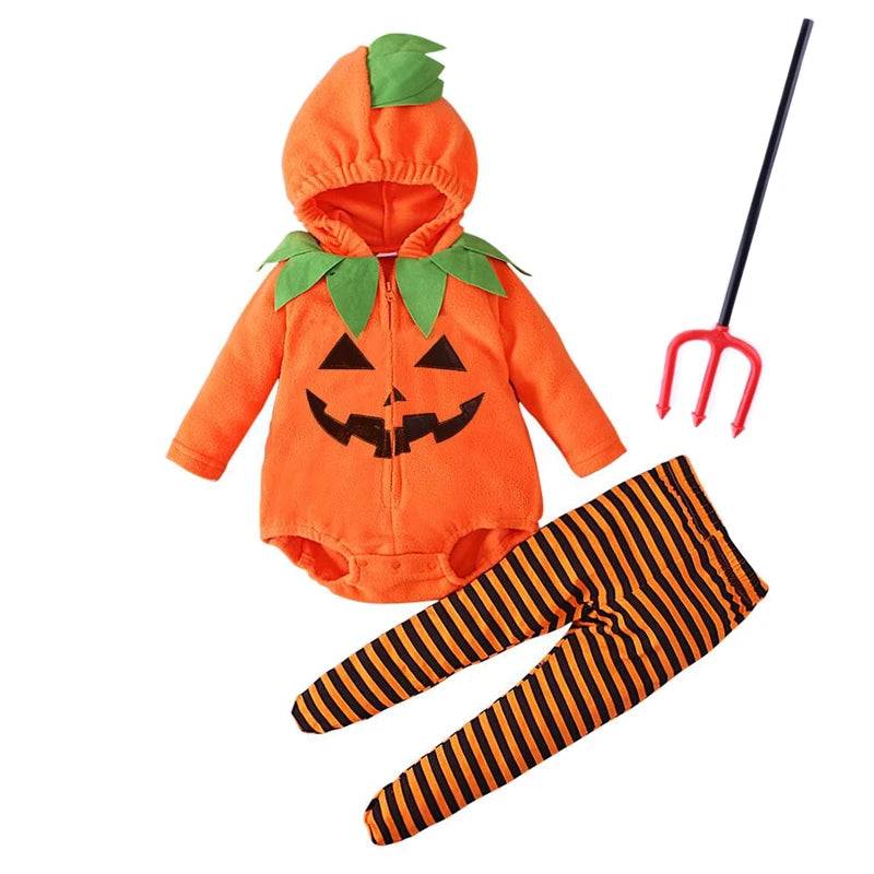 Baby Girls Boys Halloween Costume Sets Long Sleeve Cosplay jumpsuit - set7 / 100(18-24M)
