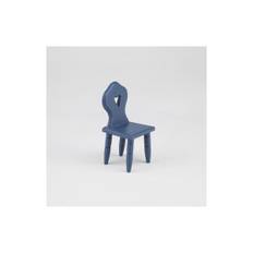 Reutter Miniaturen - 001.560/3 - Blue Wooden Kitchen Chair