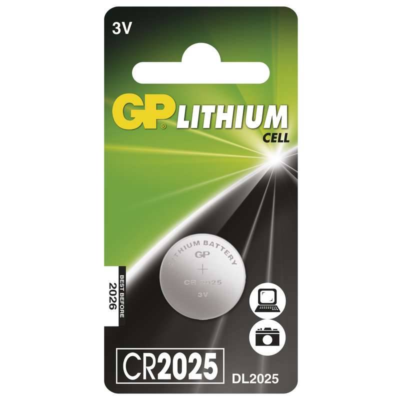 GP Lithium Battery CR2025 1 pc