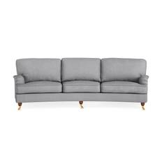 Howard Lyx 4-sits Svängd Tygsoffa - Ljusgrå 4 sits soffa Grå Bloomington