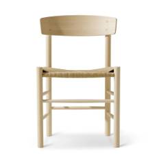 Fredericia Furniture J39 Folkestolen Spisebordsstol Bøg Beech Soap & Natural Paper Cord