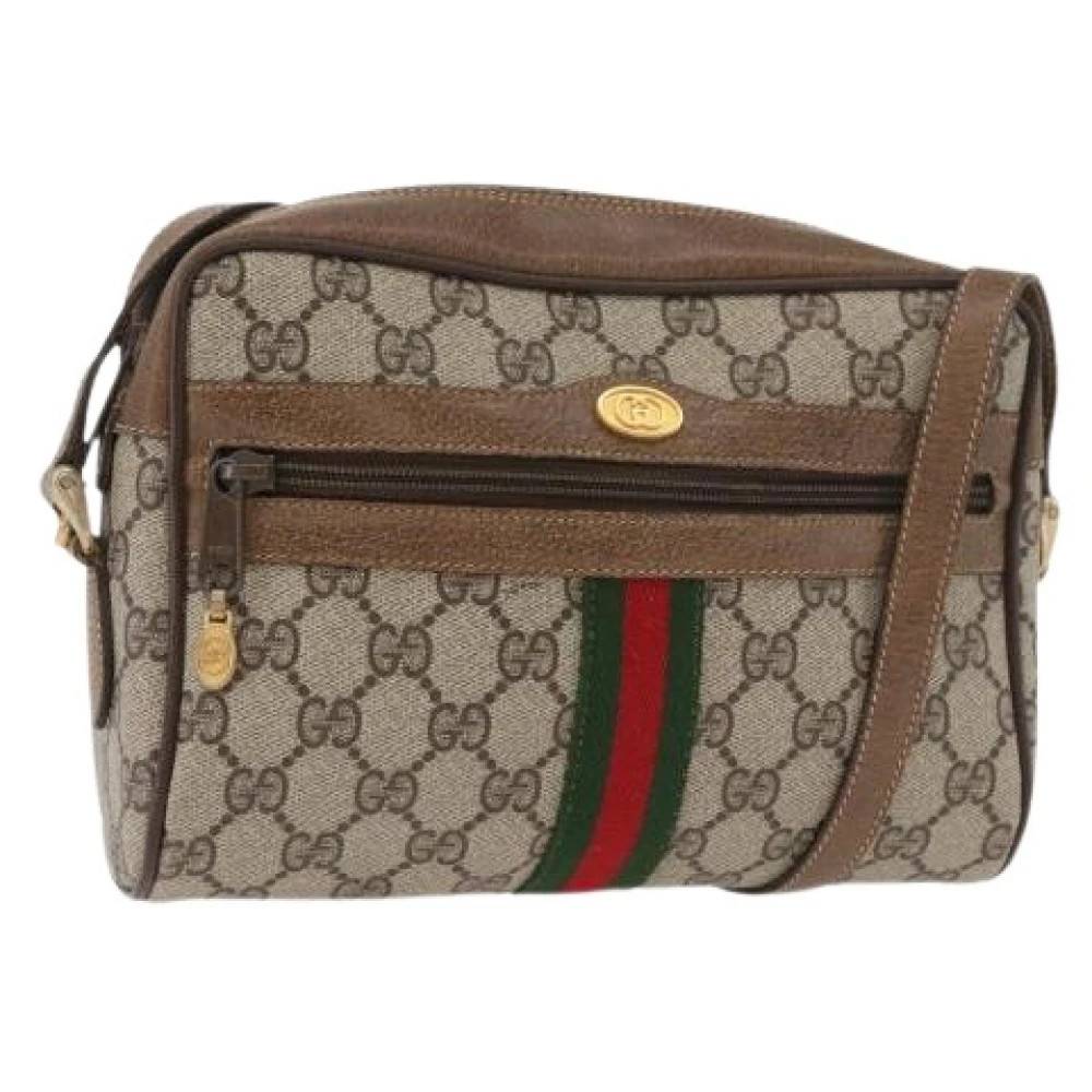 Gucci Vintage Pre-owned Vintage Cross Body Bag - Vintage - Dame - Beige - ONE SIZE - Uld