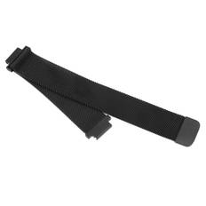 15mm Smartwatch Band Wrist Strap Stainless Steel Magnetic Buckle with Lug Linker for Amazfit 2 svart