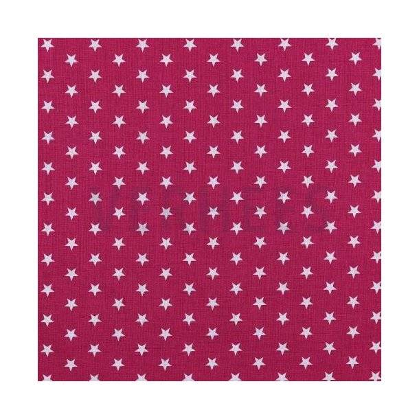 Poplin Petit stars, Pink