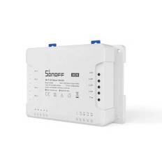 Smart 4-kanals WiFi strömbrytare relä vit 4CHR3