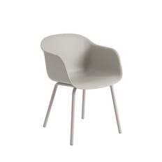Muuto Fiber Trädgårdsstol -  Grey Fiber Outdoor ArmChair