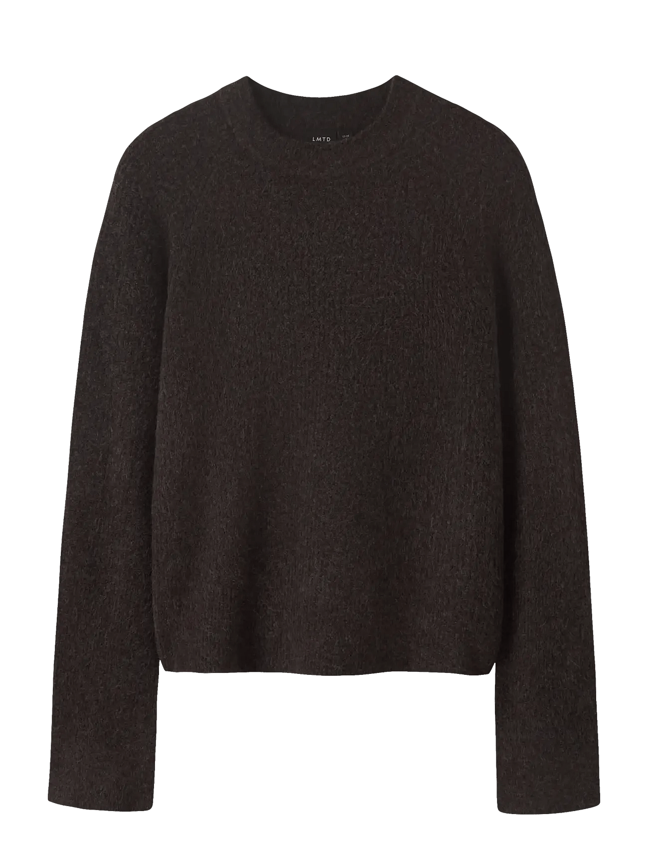 LMTD Nlfkleave Ls Short Knit Noos - Brown - 158-164