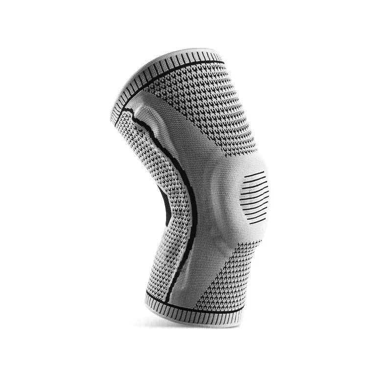 Silikon Full Knästöd Rem Patella Medialt Stöd Dropshipping Kompression Skydd Sportskydd Löpning Basket XL