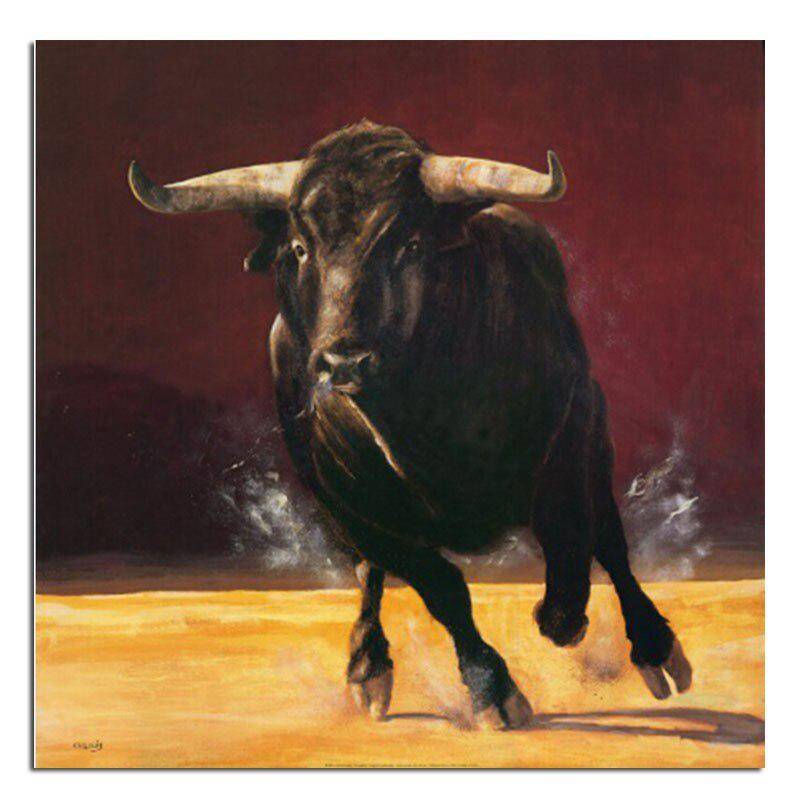 Black Bull diamantbroderi 5d diamant korsstygn diamantbilder av strass 50X50CM
