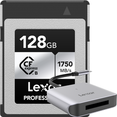 Lexar CFexpress Pro Silver Serie R1750/W1300 128GB - inkl FOC cardreader/LRW510