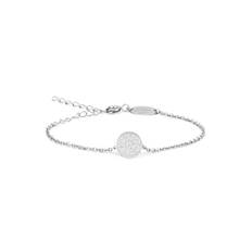 Blomdahl Armband G Brilliance Plenary 10 mm, Crystal silver