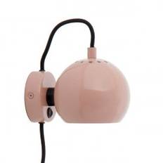 Frandsen Ball væglampe - Glossy nude