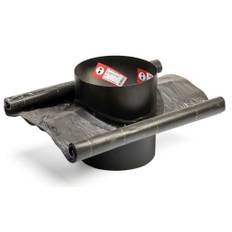 Metalbestos skorsten uØ 180mm taknock 15-32° flex svart