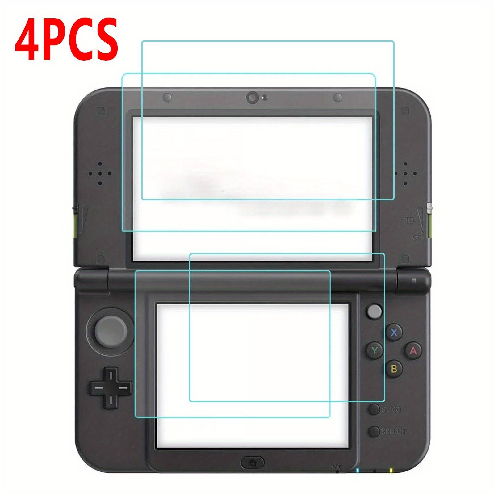 4pcs Tempered Glass For Nintendo New 3DS XL/LL 3DSXL/3DSLL Full Cover Protective Glas HD Clear Anti-Scratch Screen Protector