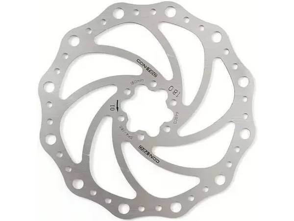 CONTEC CDR-1 bremseskive 180mm 1.4 mm 6 bolt sølv