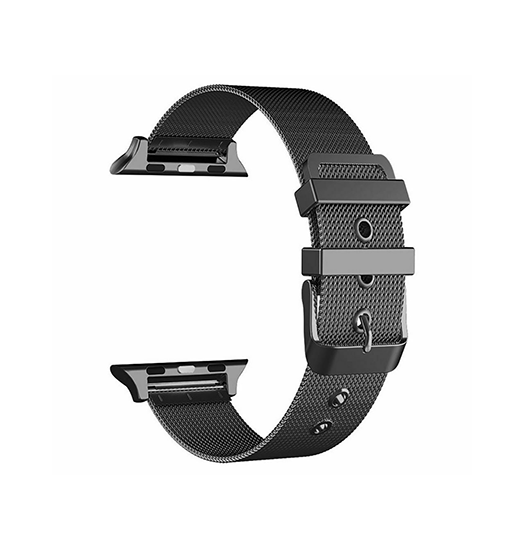 Apple Watch (38/40/SE/41/42mm) - Milanese Classic Loop / Rem - Sort