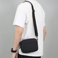 1pc Oxford Waterproof Crossbody Shoulder Bag For Men, Multi-Functional Outdoor Leisure Bag Crossbody Bag Sling Bag Side Bag Square Bag For Holiday Travel Essentials School Bag For College Students Summer Gifts For Boyfriend Men Gifts College Bag Fathers Day Gifts Commute Bag For School Dorm Essentials Graduation Gifts For Books Freshman Sling Bag For Man Man Bag Cross Body Bag Side Bag Back To School School Supplies Fall Messenger Bag Bag For Man Cylinder Bag Old Money Halloween Christmas