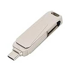 Typ C + USB3.0 Datalagring Memory Stick Flash Drive, 128GB Flash Drive, för Hem, Kontor,