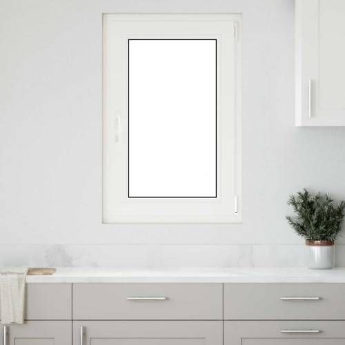 Källarfönster RISOR Antracit 60 x 80 cm PVC och glas